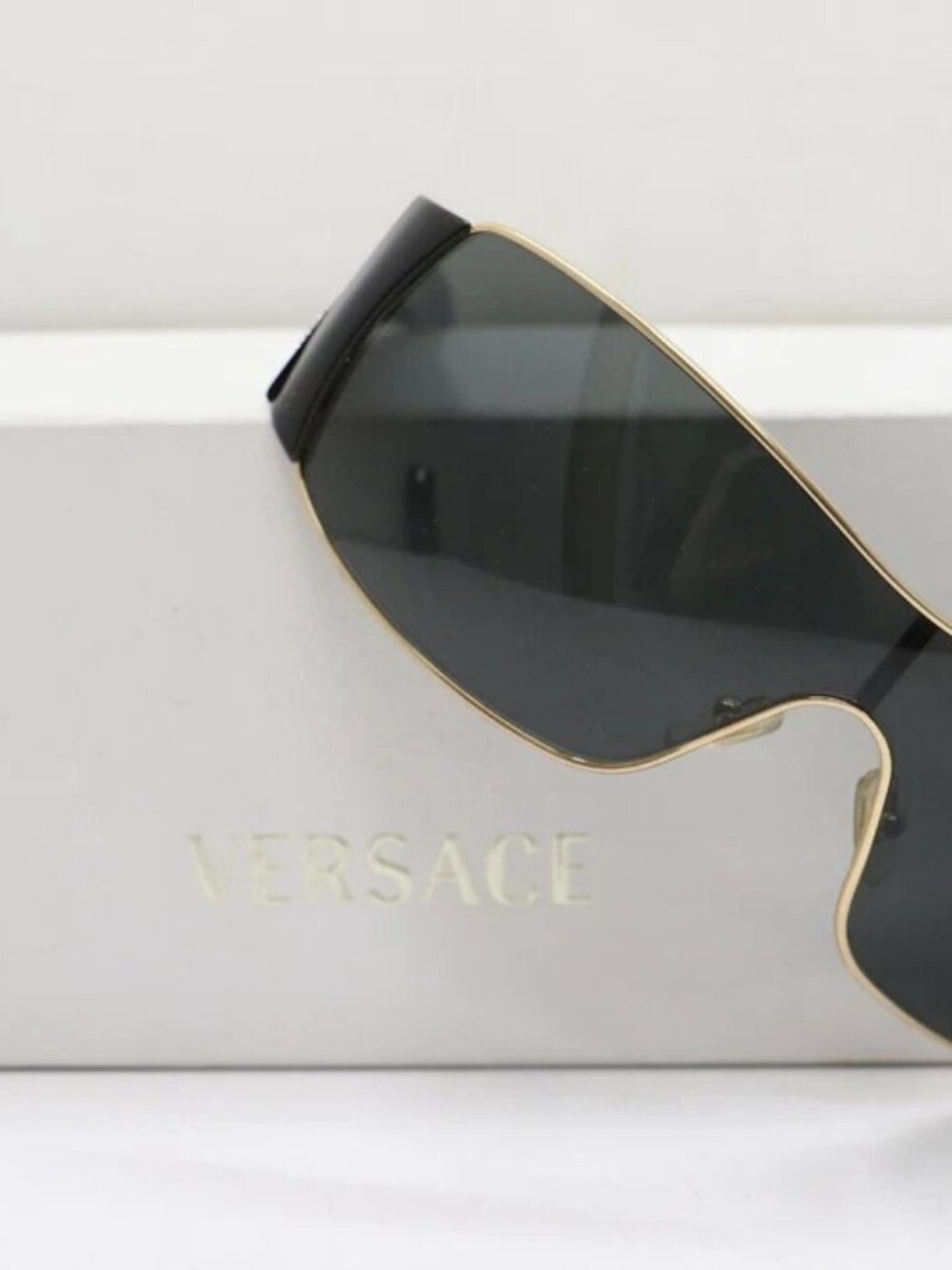 Vintage Versace 2081-B 1002/87 125mm Unisex Sunglasses